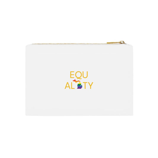 Michigan 'Equality' Cosmetic Bag (LGBTQ Pride Colors) | Cotton Canvas - Circumspice Michigan