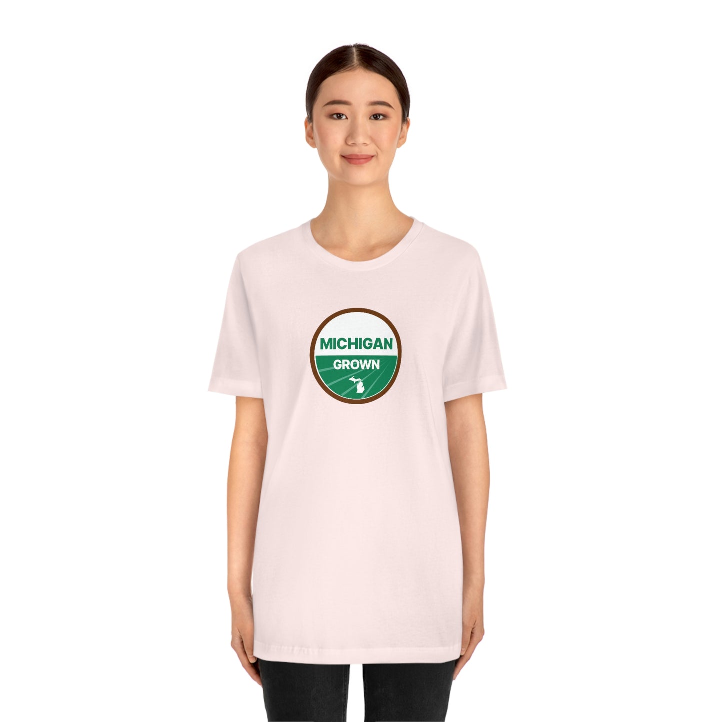 'Michigan Grown' T-Shirt (Agricultural Certification Parody) | Unisex Standard Fit