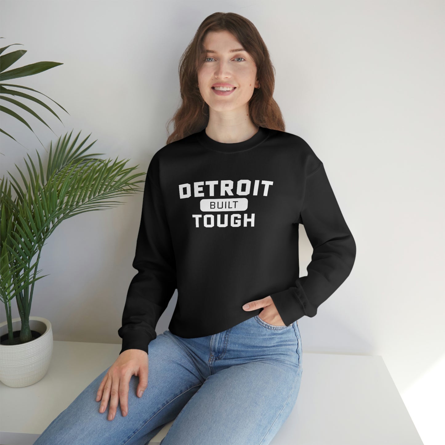 'Built Detroit Tough' Sweatshirt | Unisex Standard