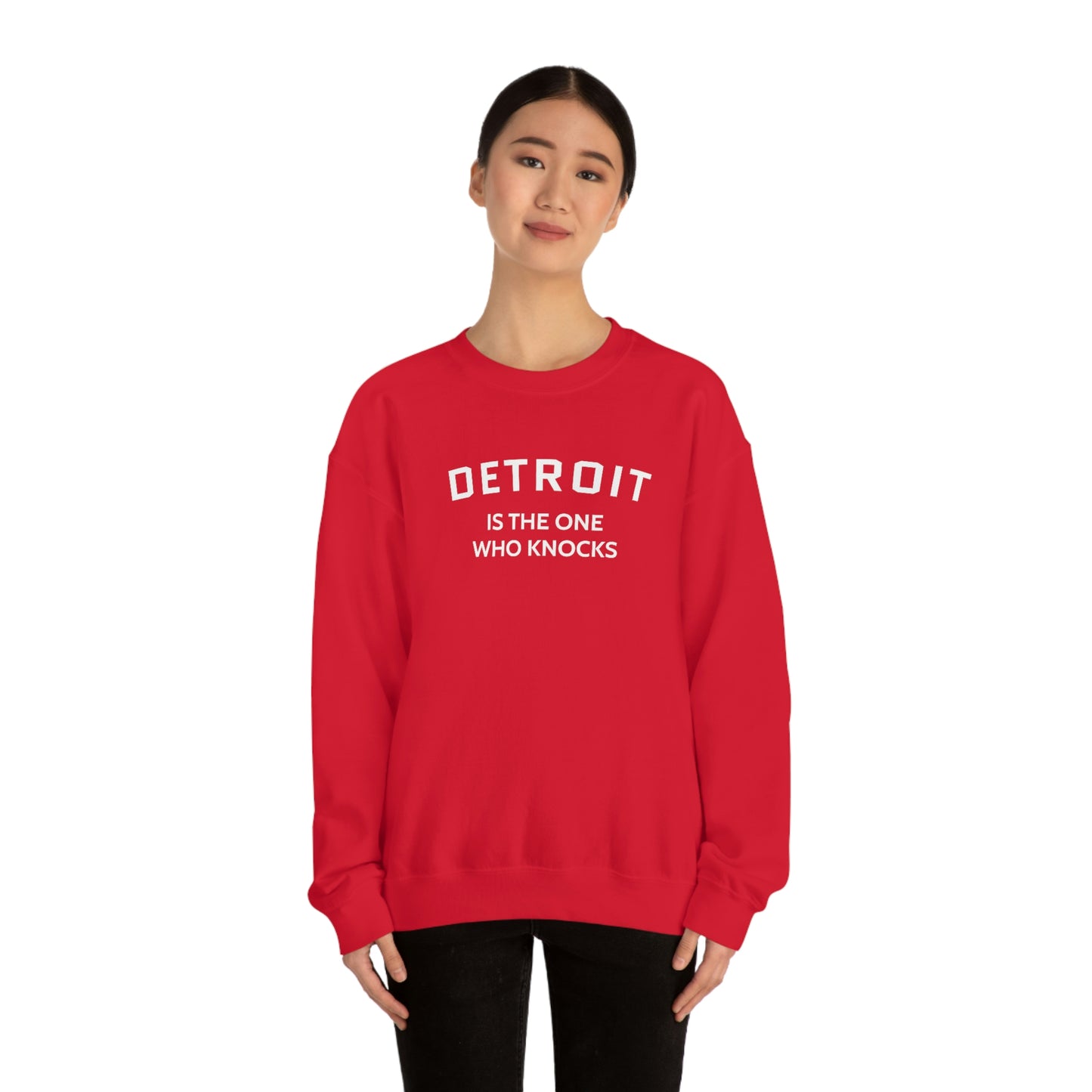 'Detroit is the One Who Knocks' Sweatshirt | Unisex Standard