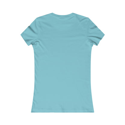 Michigan Upper Peninsula T-Shirt (w/ Azure UP Outline) | Women's Slim Fit