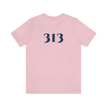 Detroit '313' T-Shirt (Roman Serif Font) | Unisex Standard Fit