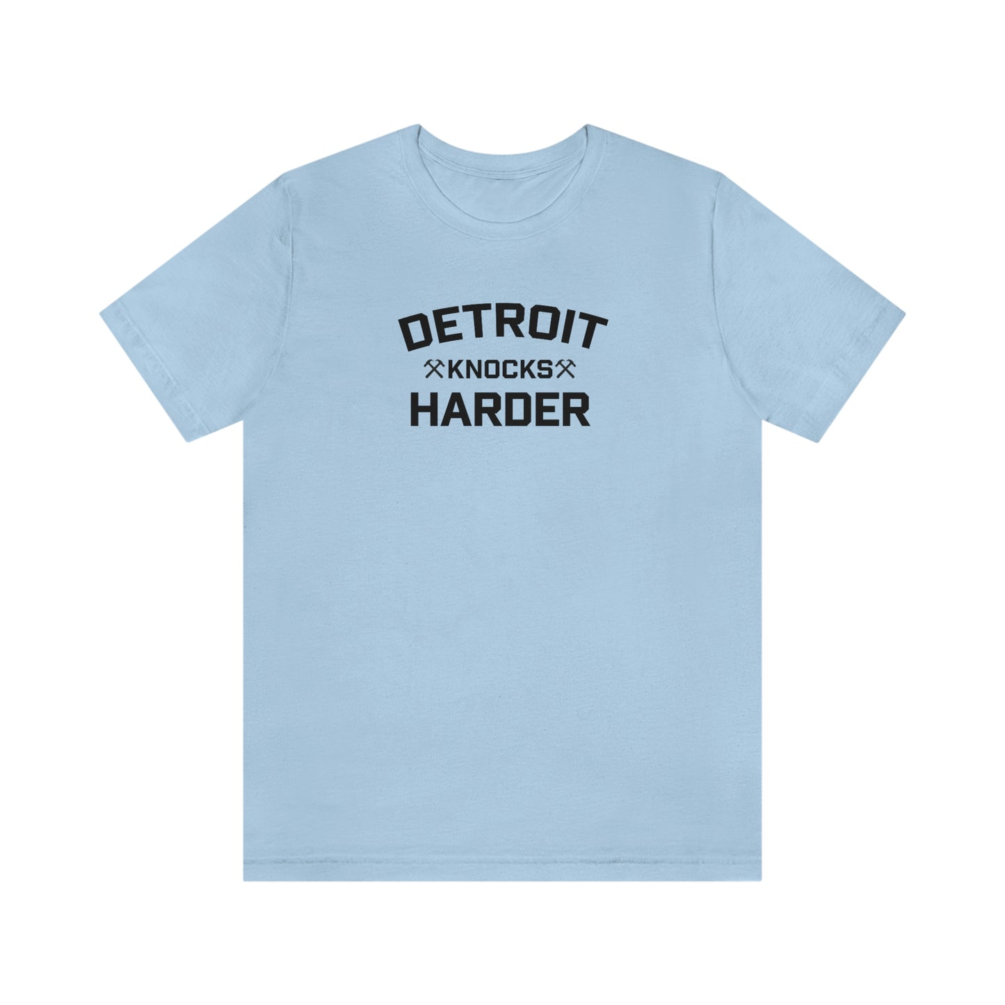 'Detroit Knocks Harder' T-Shirt | Unisex Standard Fit