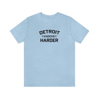 'Detroit Knocks Harder' T-Shirt | Unisex Standard Fit