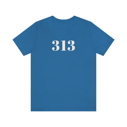 Detroit '313' T-Shirt (Didone Font) | Unisex Standard Fit