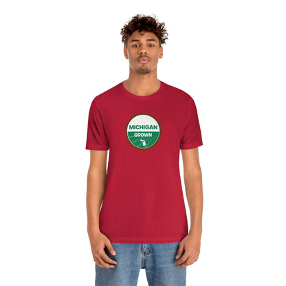 'Michigan Grown' T-Shirt (Agricultural Certification Parody) | Unisex Standard Fit