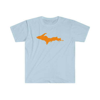 Michigan Upper Peninsula T-Shirt (w/ Orange UP Outline) | Unisex Budget