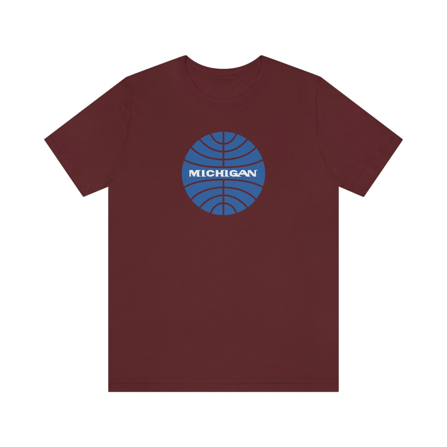 'Michigan' T-Shirt (Retro Airline Parody)  | Unisex Standard Fit