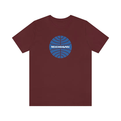 'Michigan' T-Shirt (Retro Airline Parody)  | Unisex Standard Fit