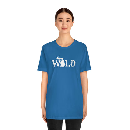 Michigan 'Wild' T-Shirt (Woodcut Font) | Unisex Standard Fit