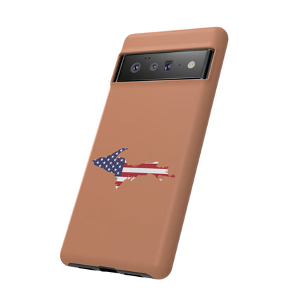 Michigan Upper Peninsula Tough Phone Case (Copper Patriot Edition) | Samsung & Pixel Android