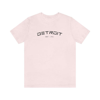 'Detroit Est. 1701' Electric Font T-Shirt | Unisex Standard Fit - Circumspice Michigan