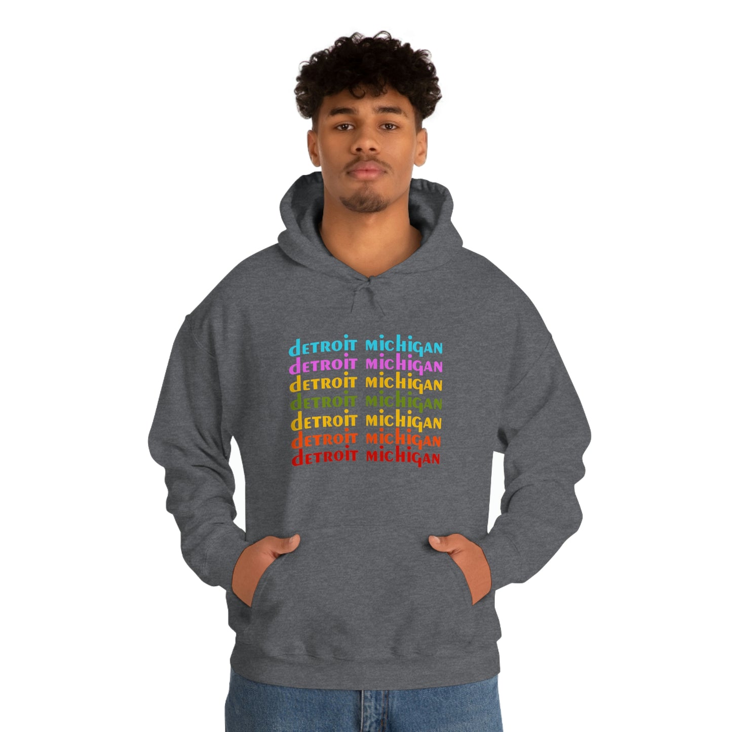 'Detroit Michigan' Hoodie (1970s Sitcom Parody) | Unisex Standard