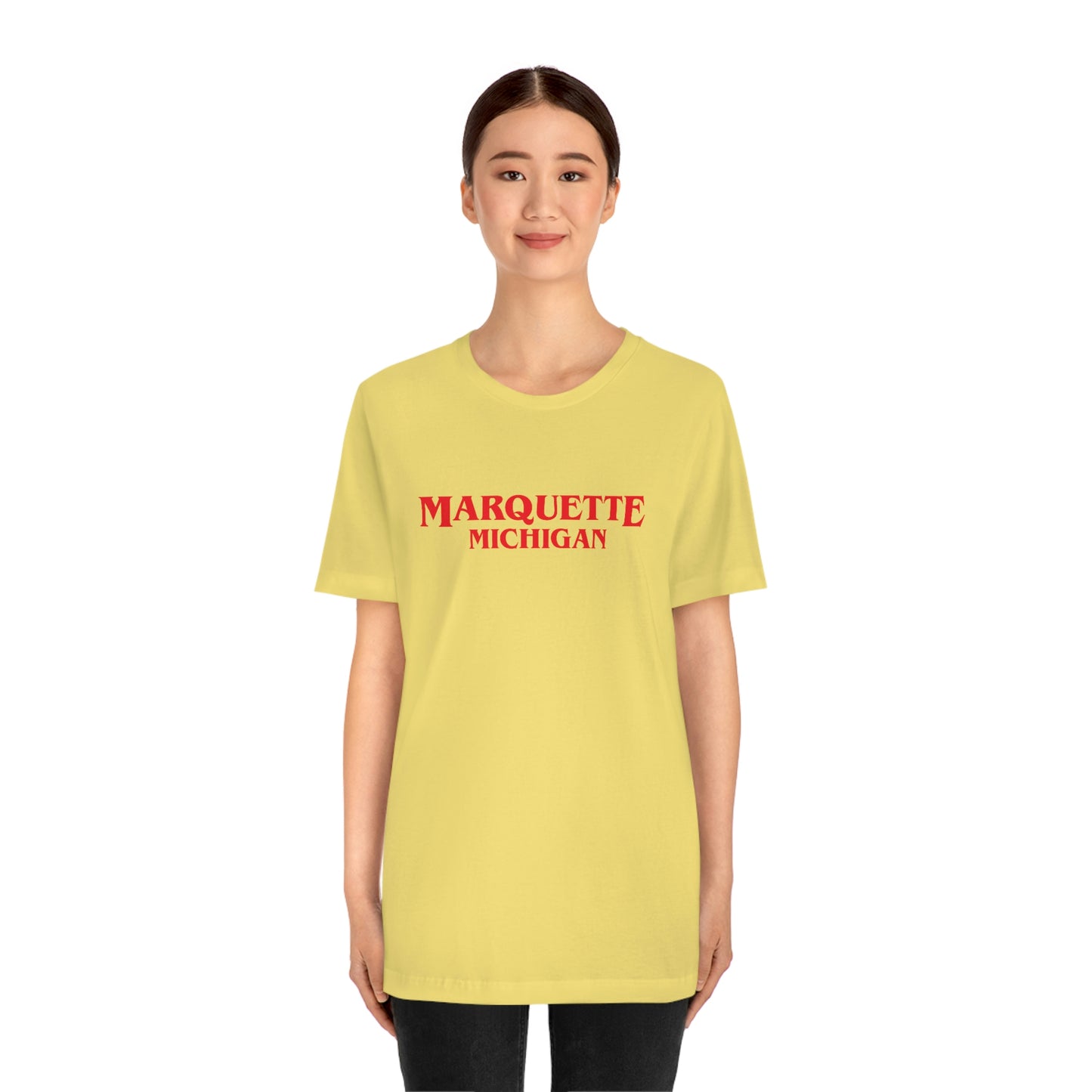 'Marquette Michigan' ' T-Shirt (1980s Drama Parody) | Unisex Standard Fit