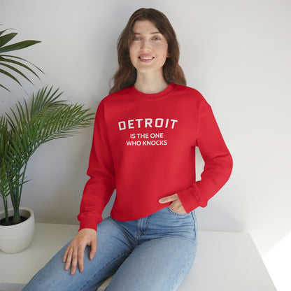 'Detroit is the One Who Knocks' Sweatshirt | Unisex Standard