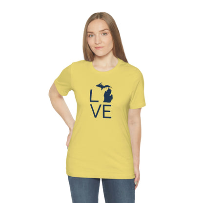 Michigan 'Love' T-Shirt (Thin Sans Font) | Unisex Standard Fit