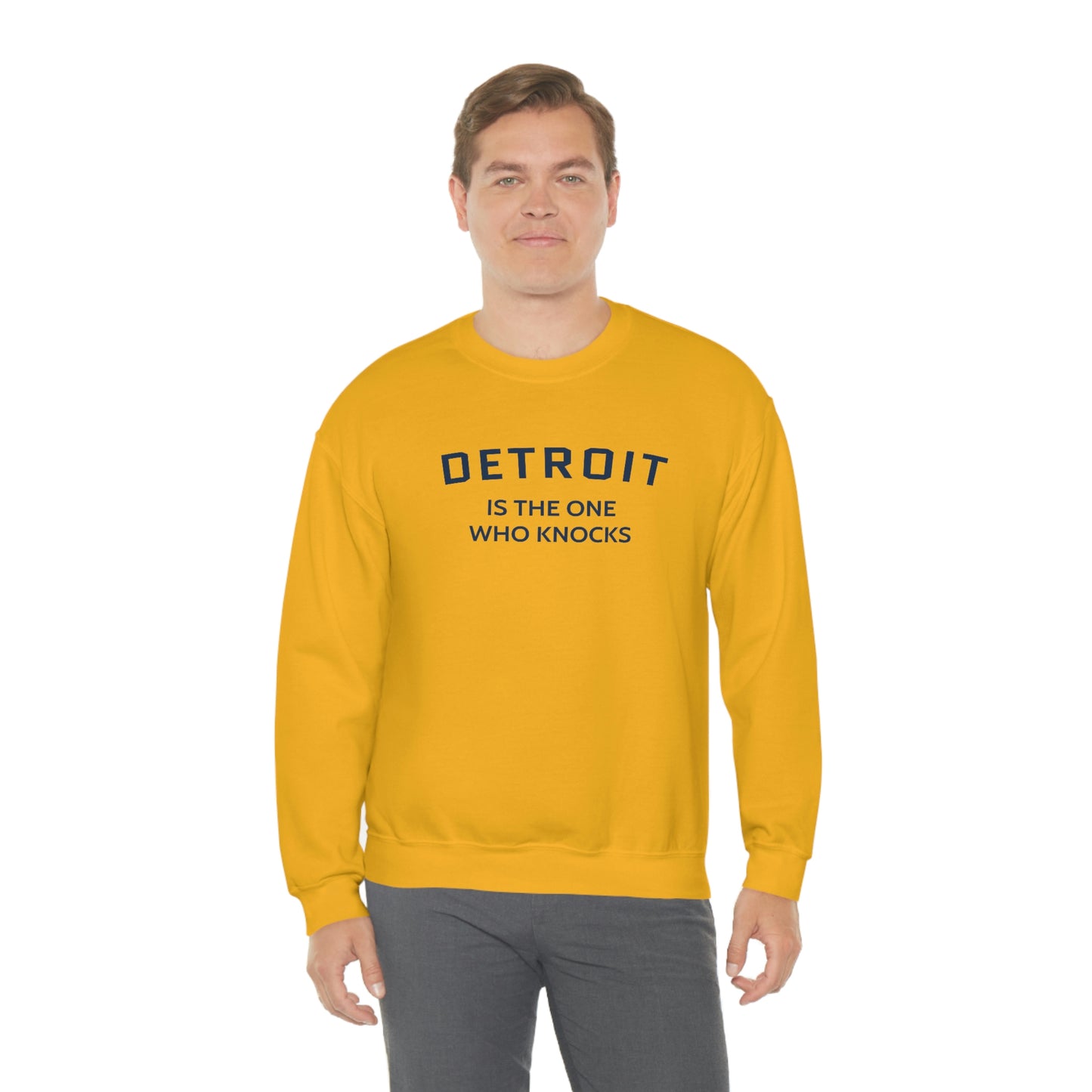 'Detroit is the One Who Knocks' Sweatshirt | Unisex Standard