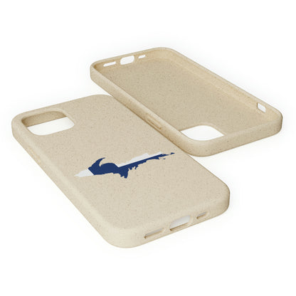 Michigan Upper Peninsula Biodegradable Phone Cases (w/ UP Finland Flag Outline) | Apple iPhone