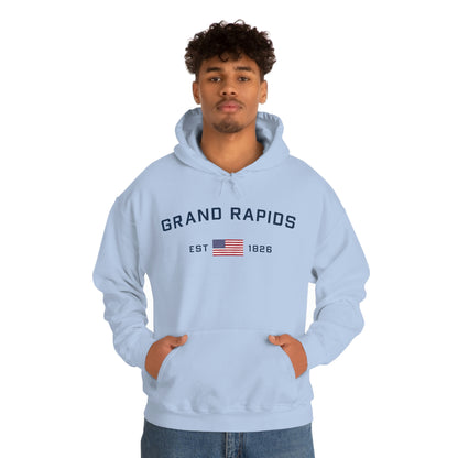 'Grand Rapids EST 1826' (w/USA Flag Outline) | Unisex Standard