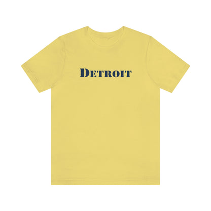 'Detroit' T-Shirt (Army Stencil Font) | Unisex Standard Fit