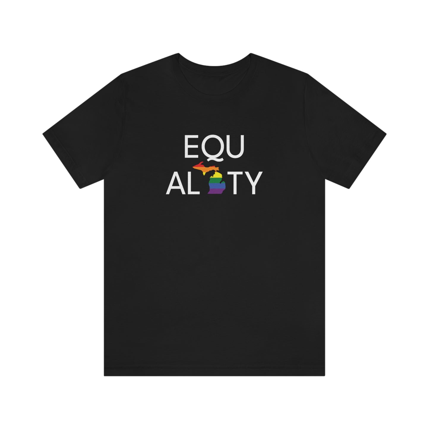 'Equality' Michigan LGBTQ Pride T-Shirt | Unisex Standard Cut