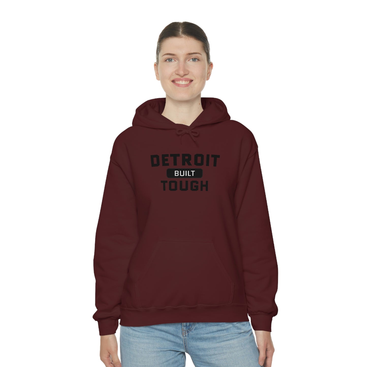 'Built Detroit Tough' Hoodie | Unisex Standard