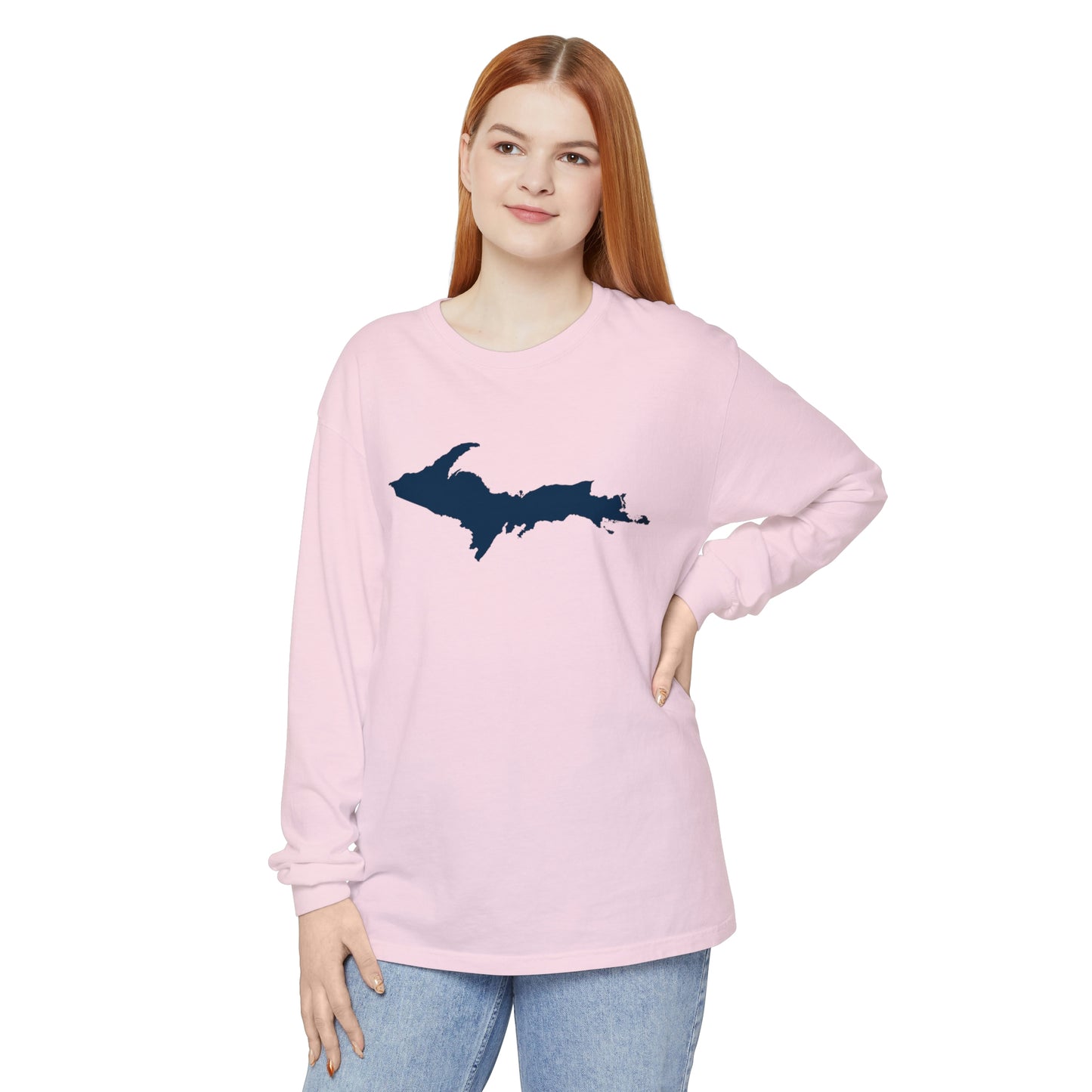 Michigan Upper Peninsula Garment-Dyed T-Shirt | Unisex Long Sleeve