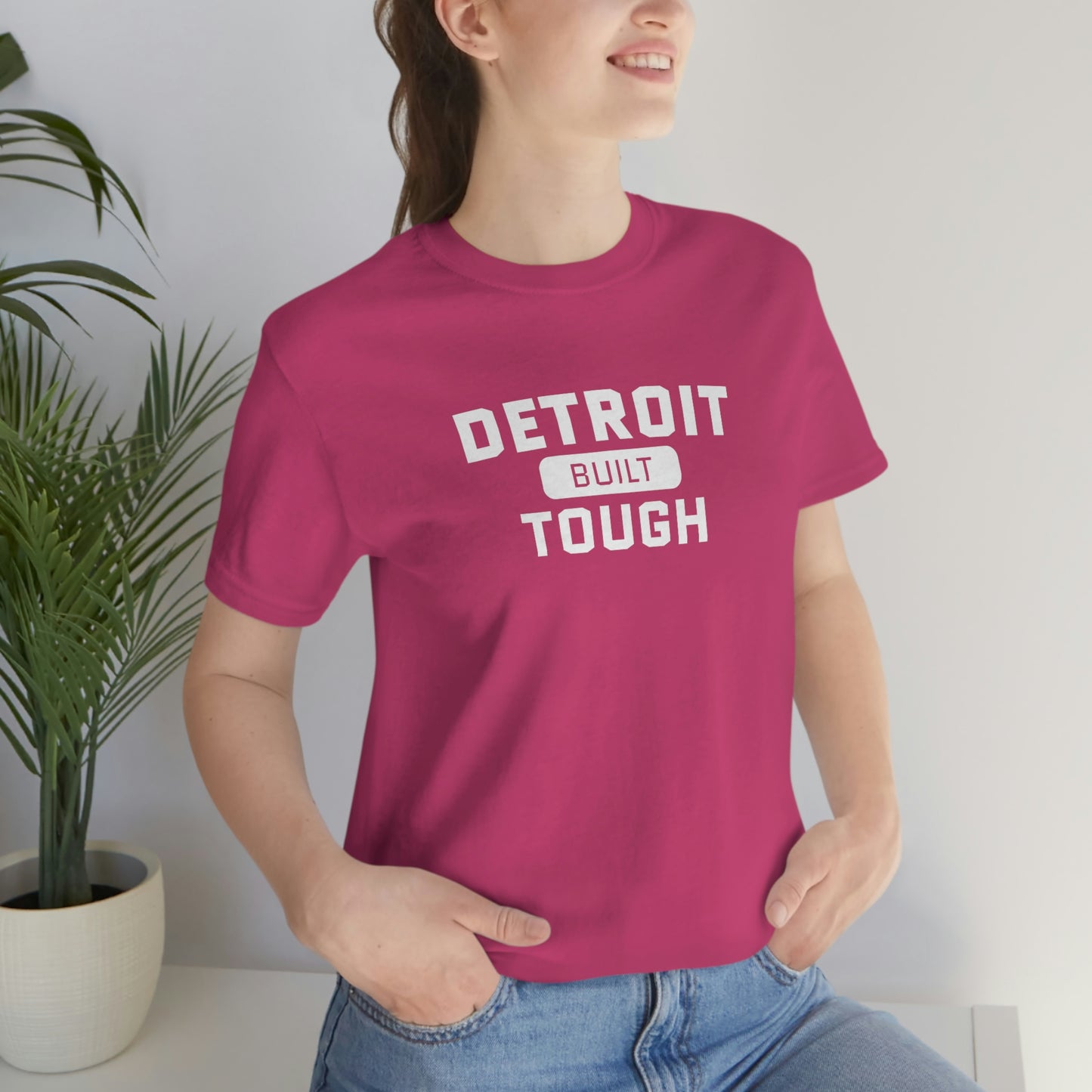 'Built Detroit Tough' T-Shirt | Unisex Standard Fit