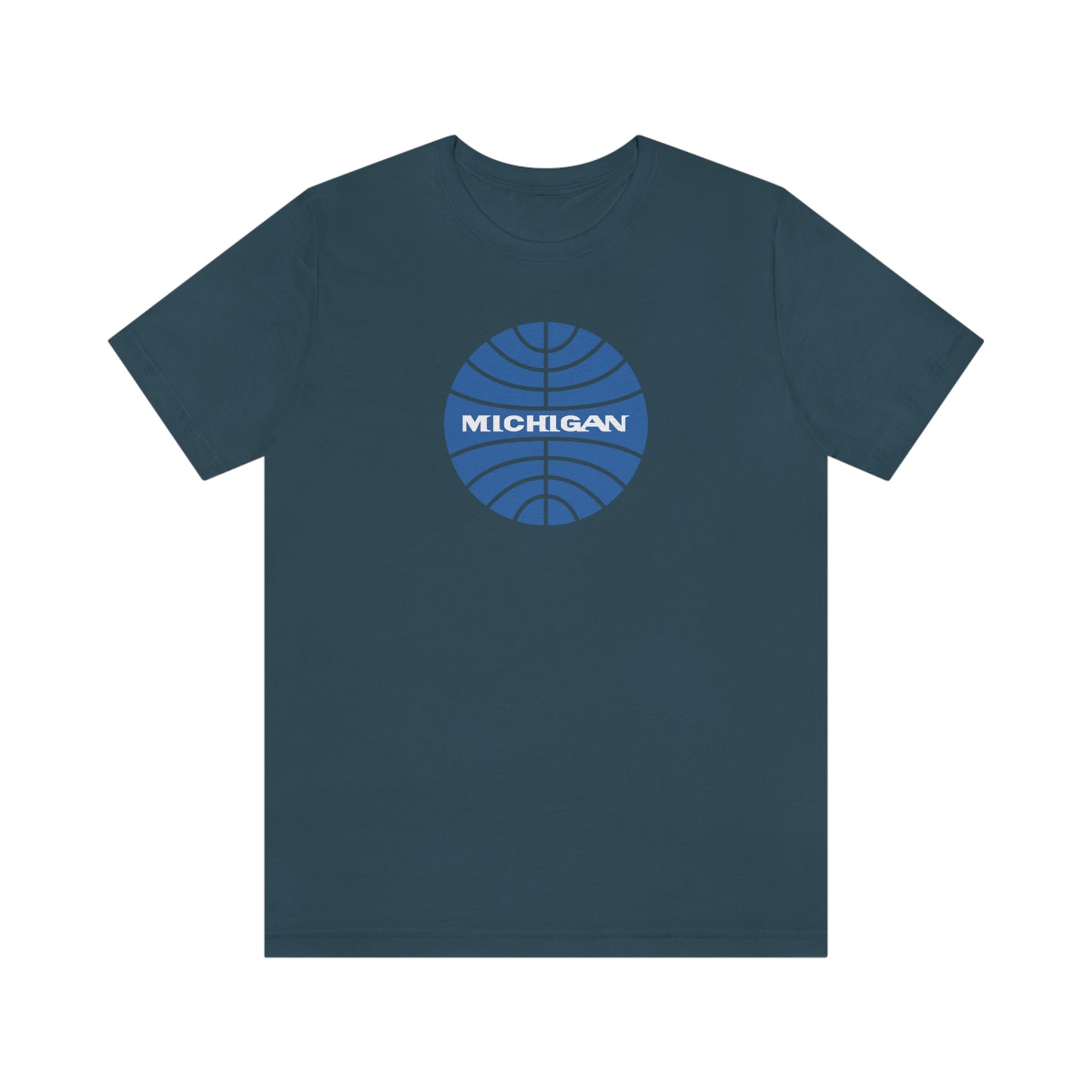 'Michigan' T-Shirt (Retro Airline Parody)  | Unisex Standard Fit