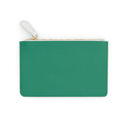 Michigan Upper Peninsula Mini Clutch Bag (Emerald Green w/ UP USA Flag Outline)