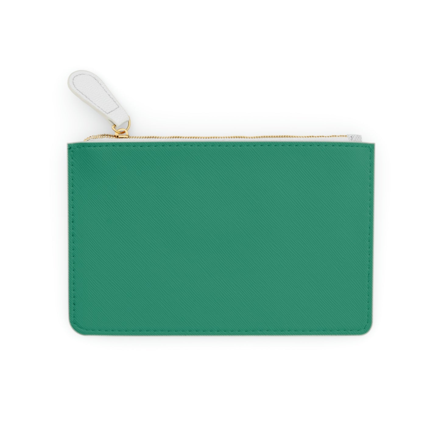 Michigan Upper Peninsula Mini Clutch Bag (Emerald Green w/ UP Outline)