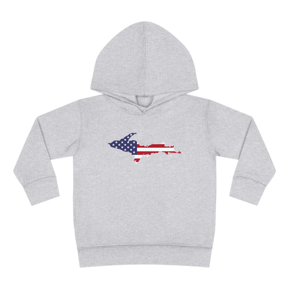 Michigan Upper Peninsula Hoodie (w/ UP USA Flag Outline) | Unisex Toddler