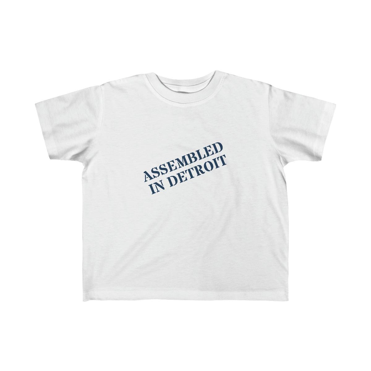 'Assembled in Detroit' T-Shirt | Toddler Short Sleeve - Circumspice Michigan