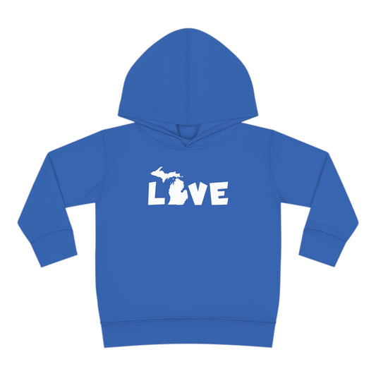 Michigan 'Love' Hoodie (Whimsical Sans Font) | Unisex Toddler