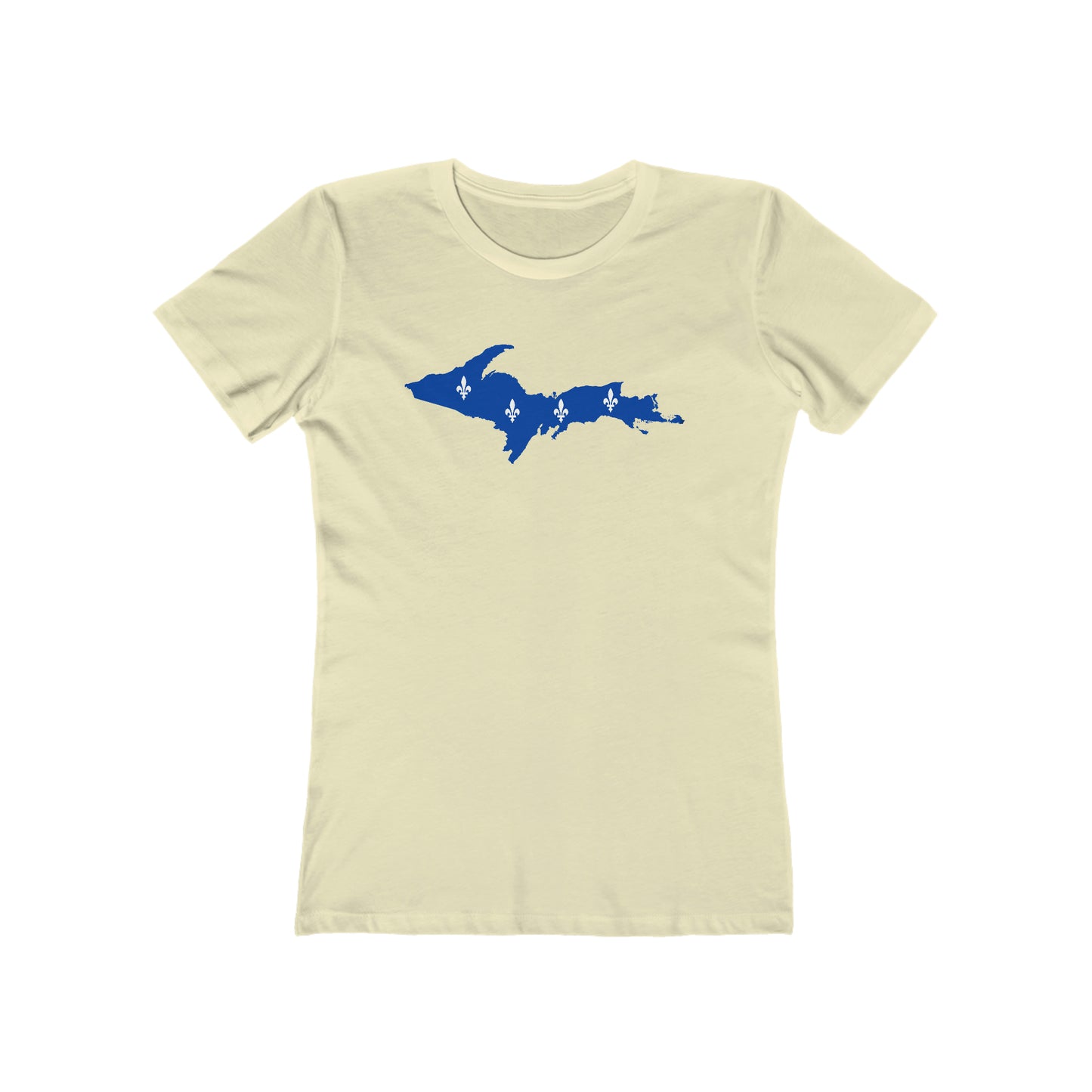 Upper Peninsula T-Shirt (w/ UP Quebec Flag Outline) | Women's Boyfriend Cut