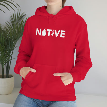 Michigan 'Native' Hoodie (Geometric Sans Font) | Unisex Standard