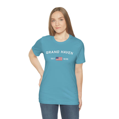 'Grand Haven EST 1835' T-Shirt | Unisex Standard Fit