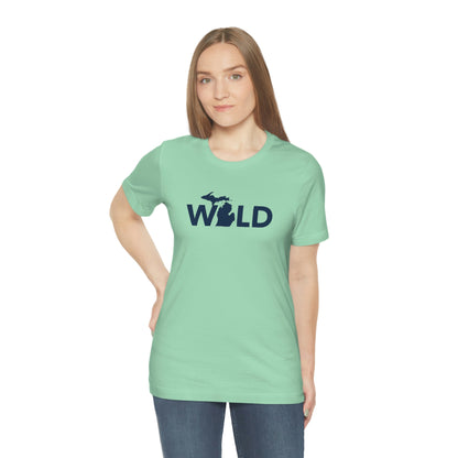 Michigan 'Wild' T-Shirt (Geometric Sans Font) | Unisex Standard Fit