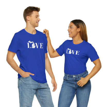 Michigan 'Love' T-Shirt (Didone Font) | Unisex Standard Fit