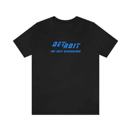 Detroit the Next Generation' T-Shirt (1990s Sci-Fi Parody) | Unisex Standard Fit