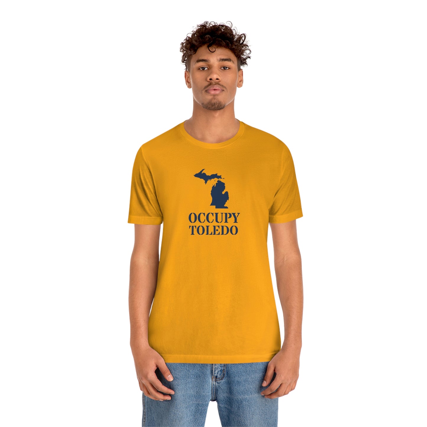 'Occupy Toledo' T-Shirt (w/ Corrected Michigan Outline) | Unisex Standard Fit