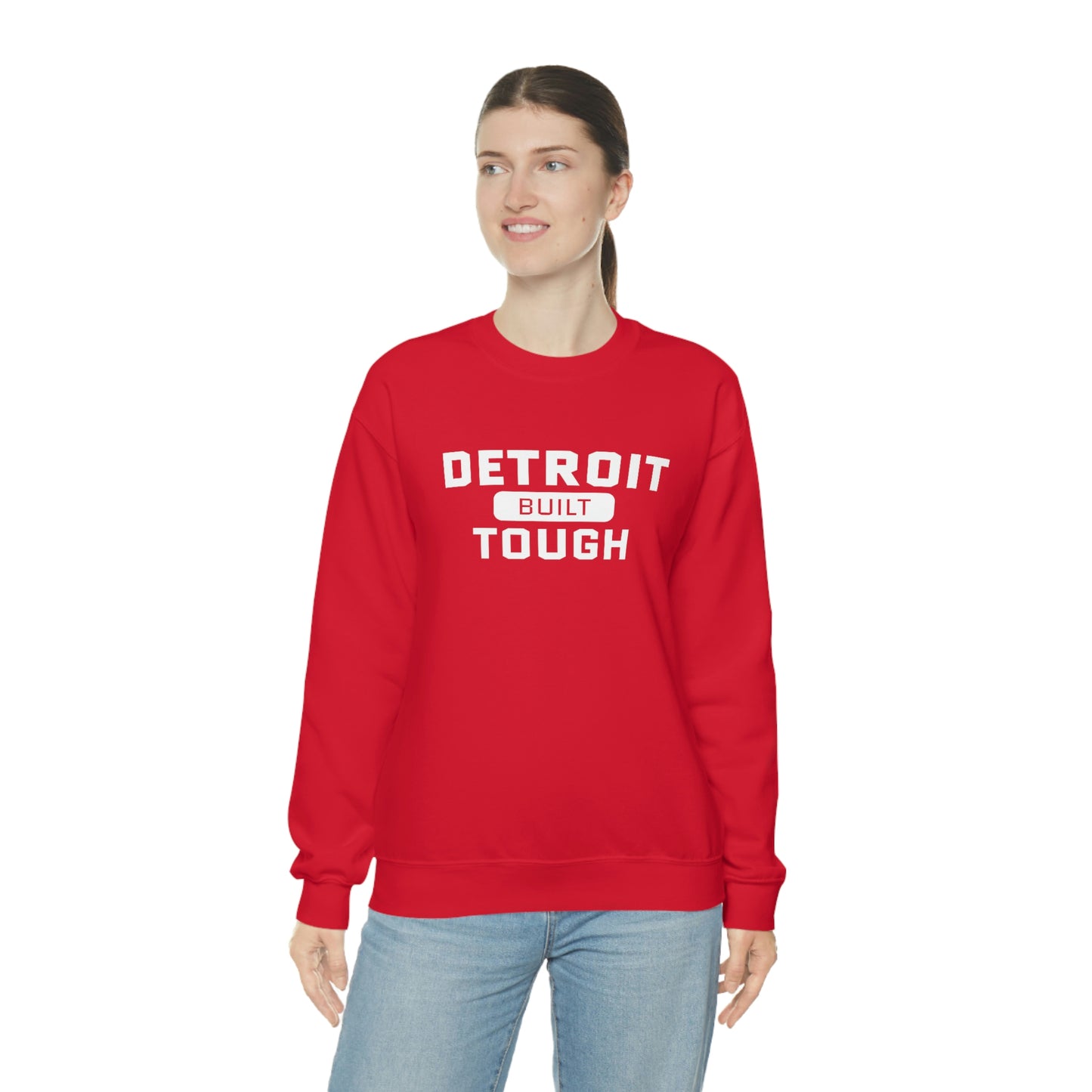 'Built Detroit Tough' Sweatshirt | Unisex Standard