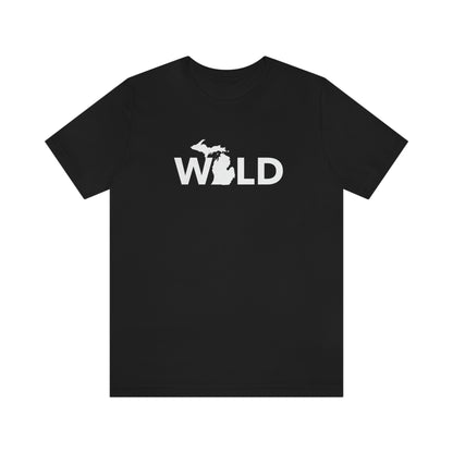 Michigan 'Wild' T-Shirt (Geometric Sans Font) | Unisex Standard Fit