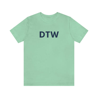 Detroit 'DTW' T-Shirt | Unisex Standard Fit