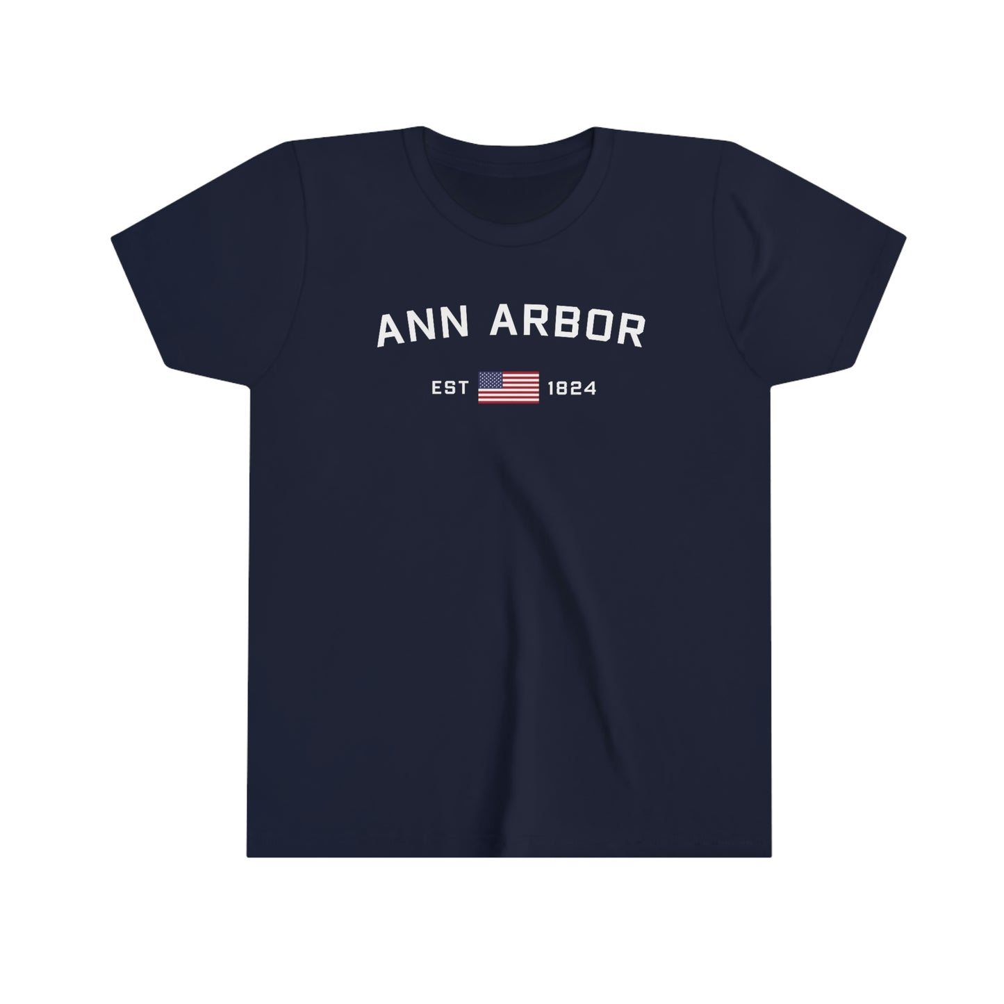 'Ann Arbor EST 1824' T-Shirt | Youth Short Sleeve