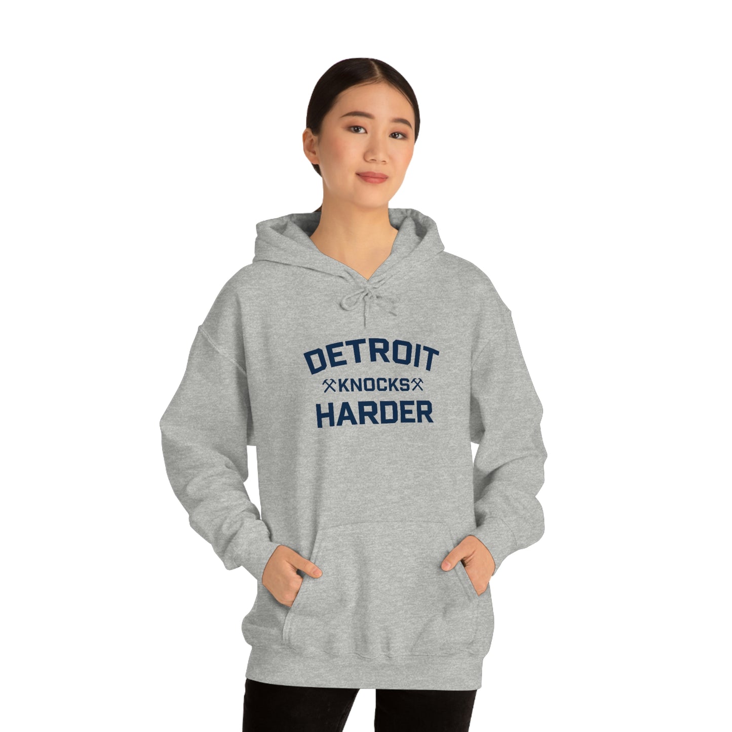 'Detroit Knocks Harder' Hoodie | Unisex Standard