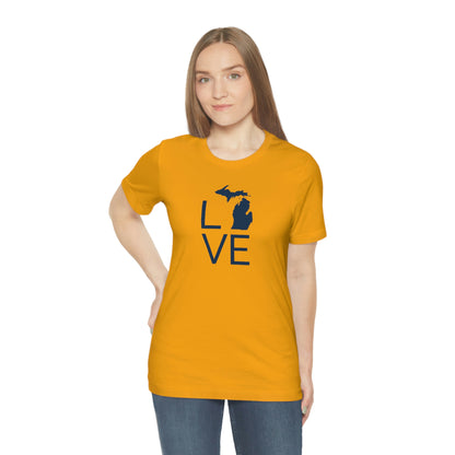 Michigan 'Love' T-Shirt (Thin Sans Font) | Unisex Standard Fit