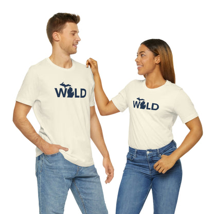 Michigan 'Wild' T-Shirt (Geometric Sans Font) | Unisex Standard Fit