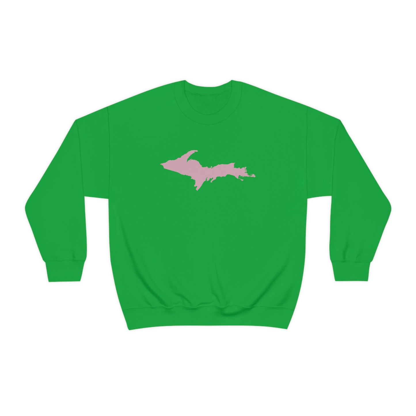 Michigan Upper Peninsula Sweatshirt (w/ Pink UP Outline) | Unisex Standard