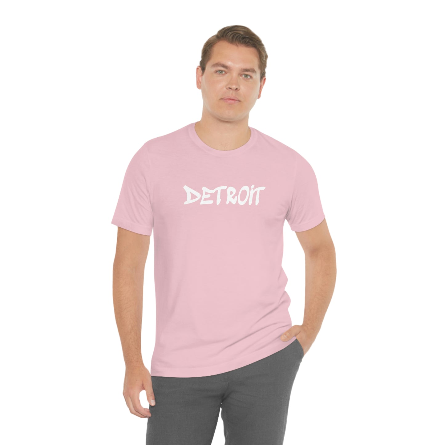 'Detroit' T-Shirt (1980s Hip Hop Font) | Unisex Standard Fit